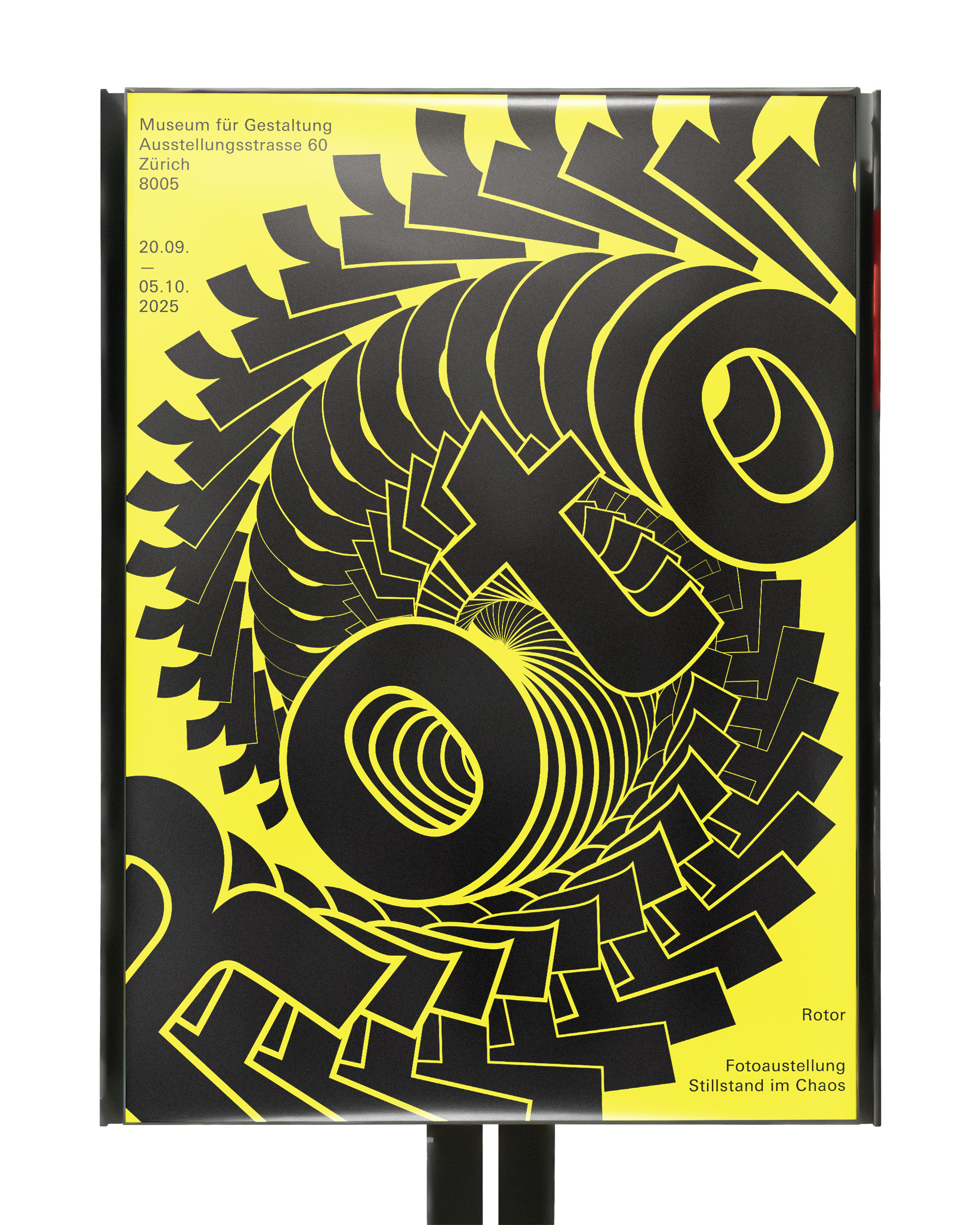 Rotor yellow poster