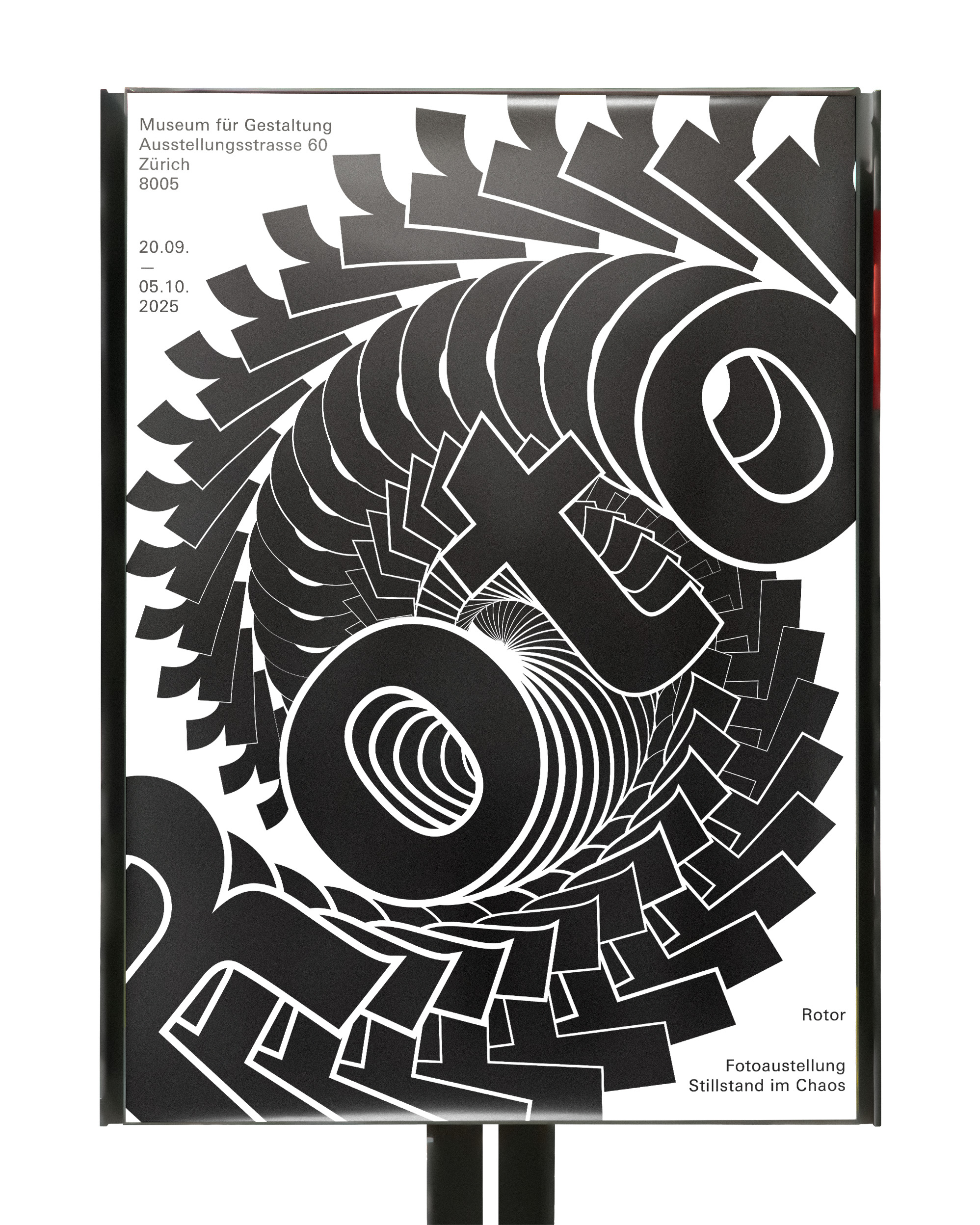Rotor white poster